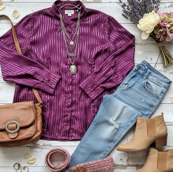 Kathie Lee Collection Tops - Button Up Shirt